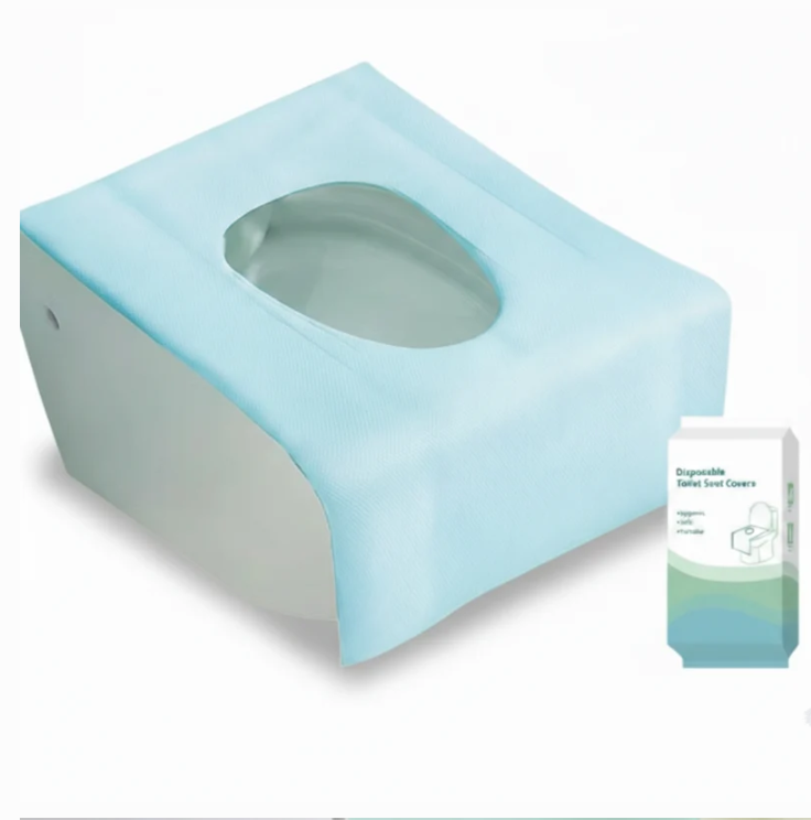 Disposable Waterproof Toilet Seat Covers Pack – Hygienic, Comfortable & Perfect for Travel & Public Restrooms 🧳