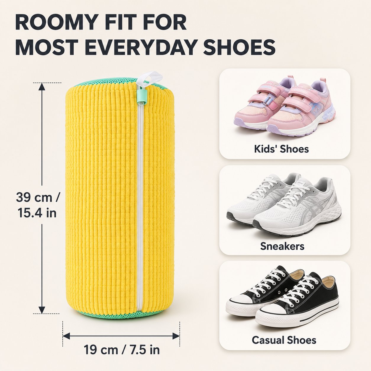 💦Laundry Shoe Washing Bag for Washing Machine - Protect Your Footwear during the Wash Accessories shoe washing,Mesh Accessory mesh laundry⚡