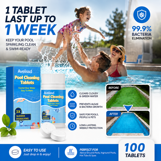 The Next-Gen Pool Purifier is here ✨ 2X Stronger Algae Control, Gentle & Safe for Kids! 👨‍👩‍👧‍👦