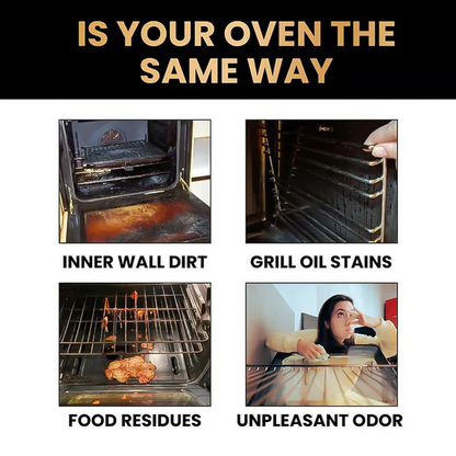 Powerful Oven & Grill cleaner SprayI Dissolves Grease in 5 Mins No Scrubbing & Eliminates Odors🔥