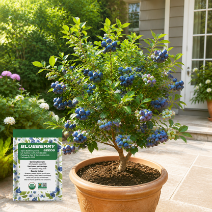 🔥King of Berries - Giant Blueberry Fruit Seeds - Four Seasons Plants🤤