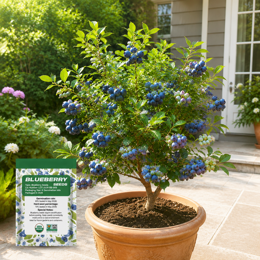 🔥King of Berries - Giant Blueberry Fruit Seeds - Four Seasons Plants🤤