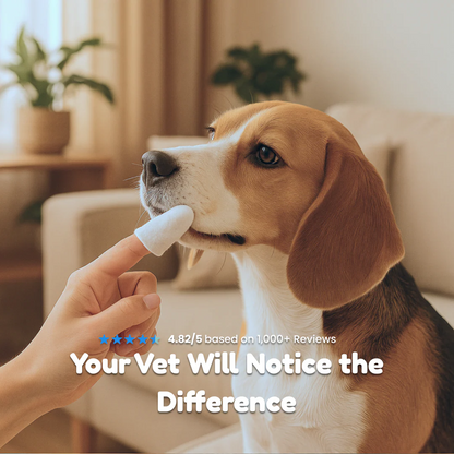 ✨Natural Pet Dental Finger Wipes🛡️