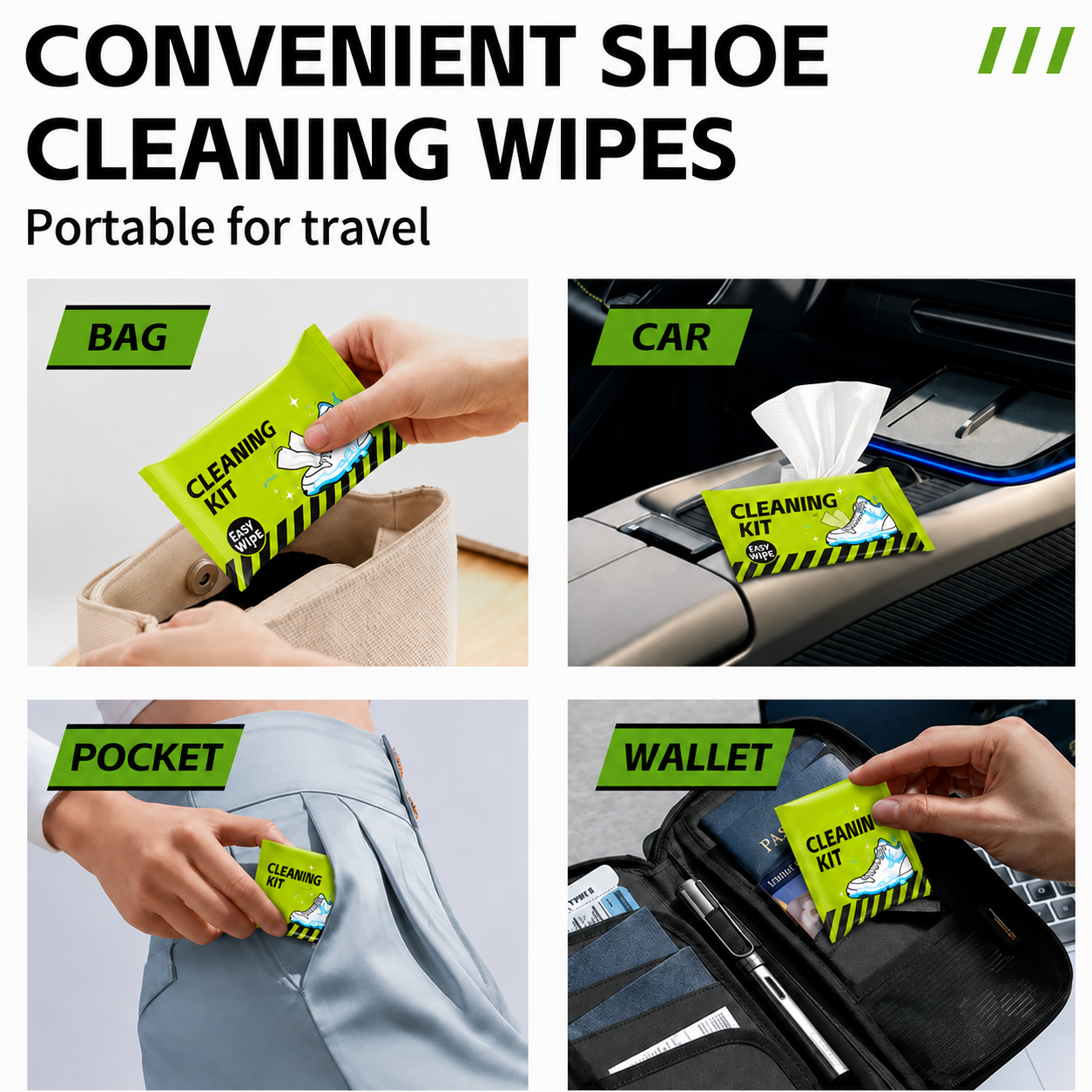 ⚡Shoe Care Kit (1 set): Shoe cleaning and care kit including dry cleaner, stain removal wipes, basketball shoe cleaner, and dedicated brushes