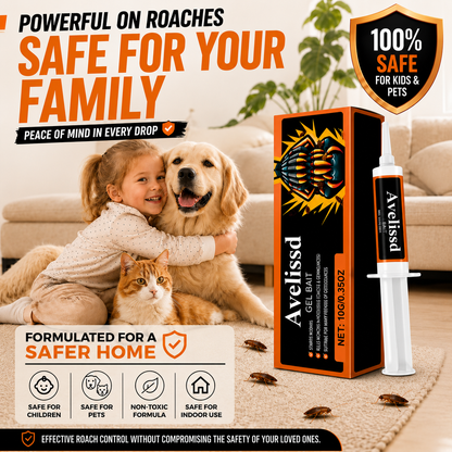 💥2026 Upgraded Formula Professional Cockroach Gel Bait – Eliminates Entire Nest