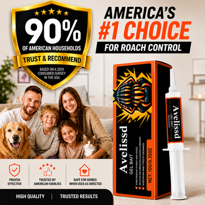 💥2026 Upgraded Formula Professional Cockroach Gel Bait – Eliminates Entire Nest