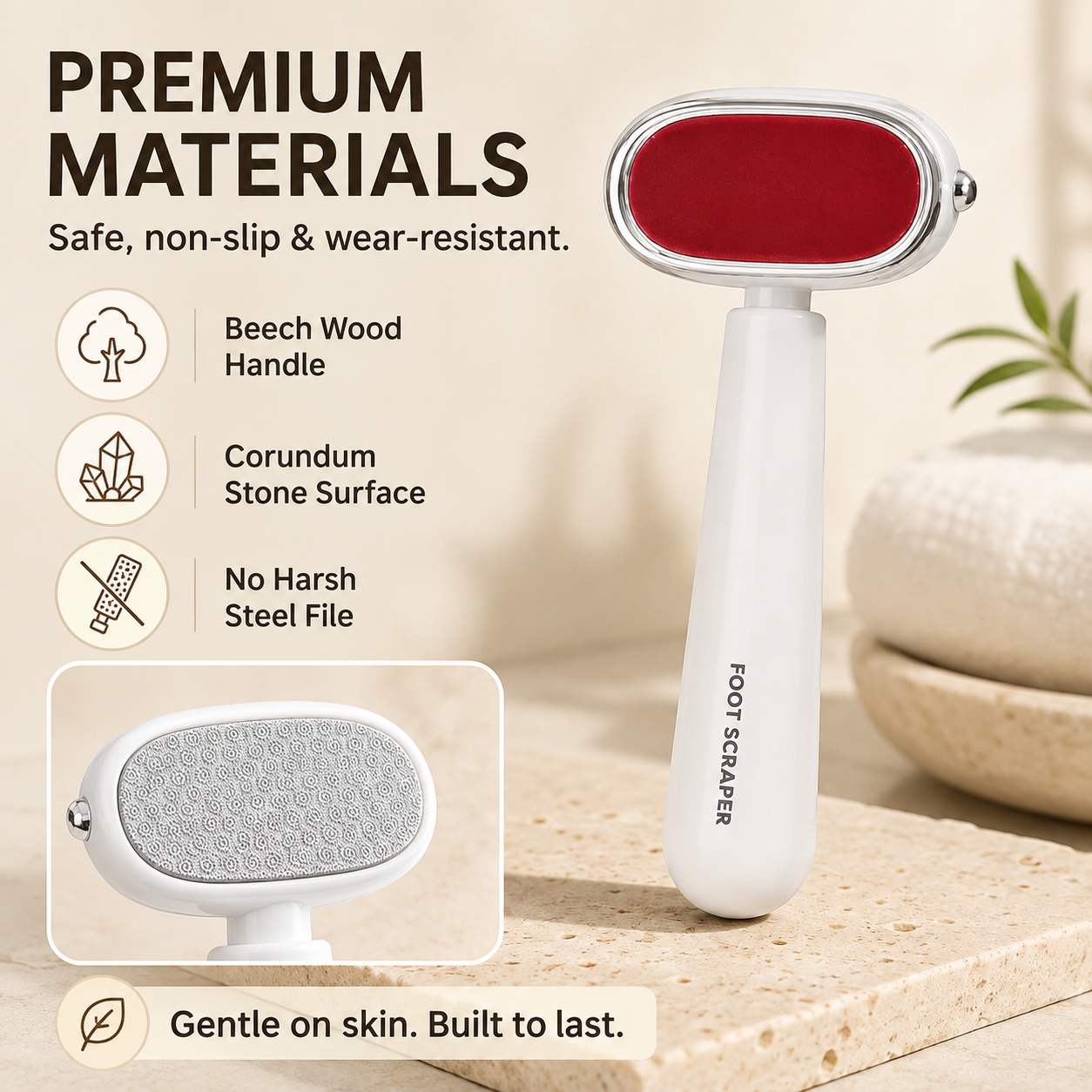 Dual-Sided Foot Callus Remover & Foot File | Wet & Dry