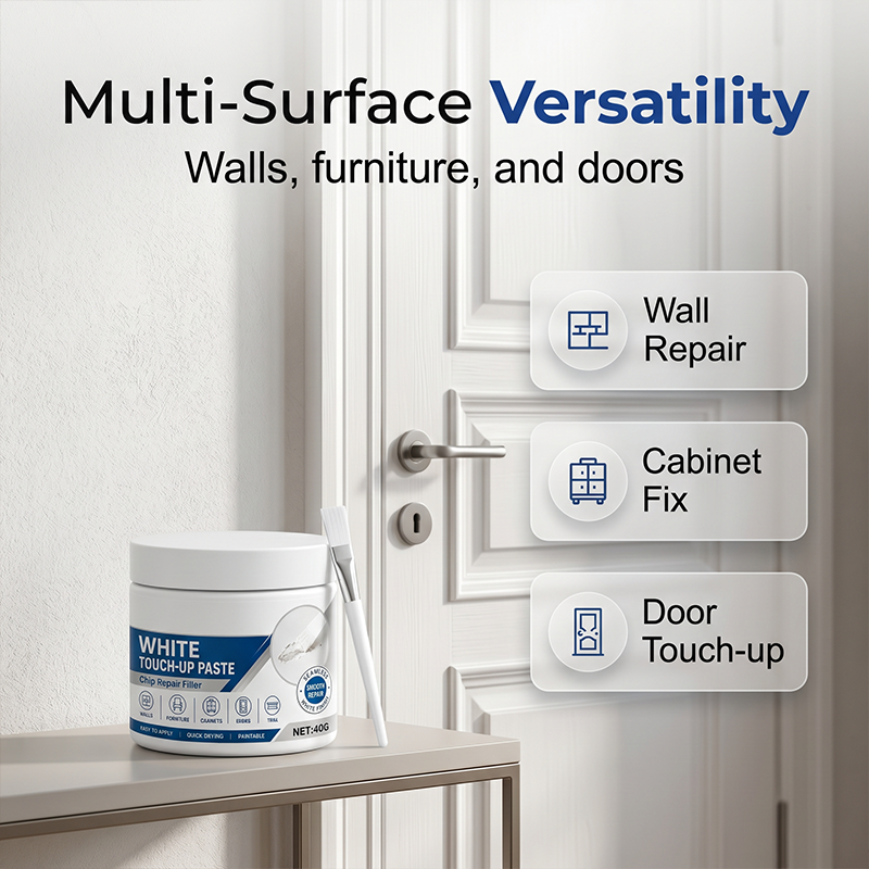 🔥A brush is included with every item.🔥White Furniture Touch-Up Paste with Brush