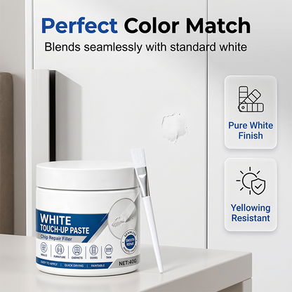 🔥A brush is included with every item.🔥White Furniture Touch-Up Paste with Brush
