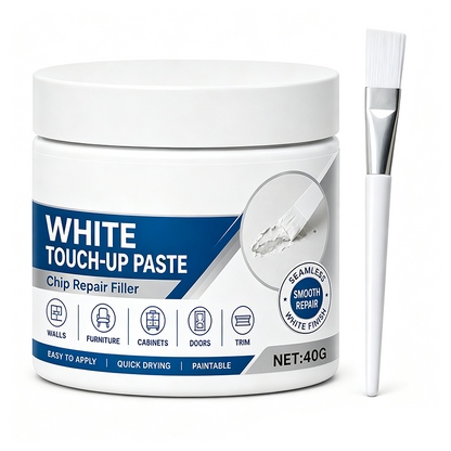 🔥A brush is included with every item.🔥White Furniture Touch-Up Paste with Brush