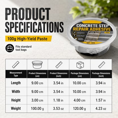 ⚡Order now and get  free spatula.-Concrete Step Repair Adhesive🔥