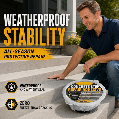 ⚡Order now and get  free spatula.-Concrete Step Repair Adhesive🔥